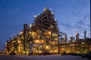 The 3,900 acre Lyondell Chemical- Channelview, TX olefins plant.